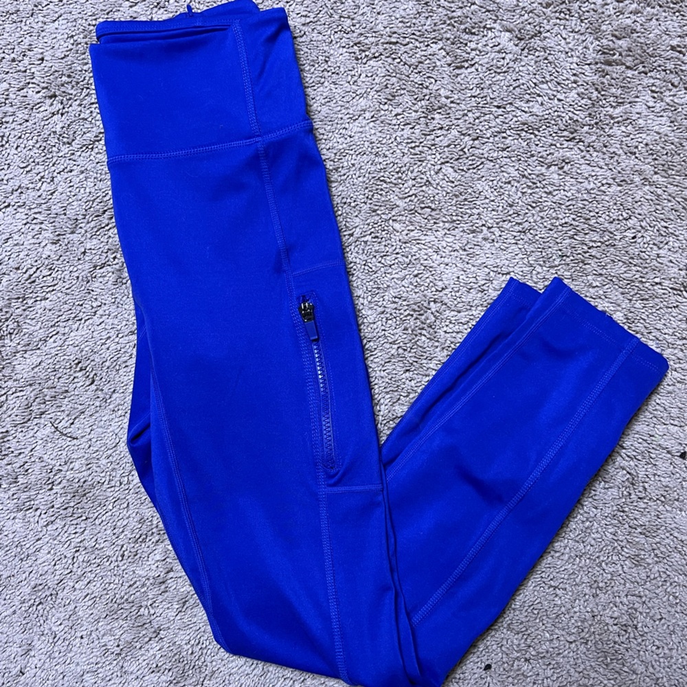 Fabletics royal blue full length leggings